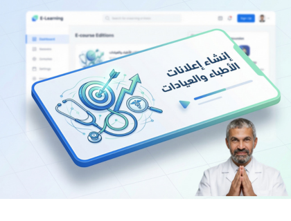 إنشاء إعلانات الأطباء والعيادات